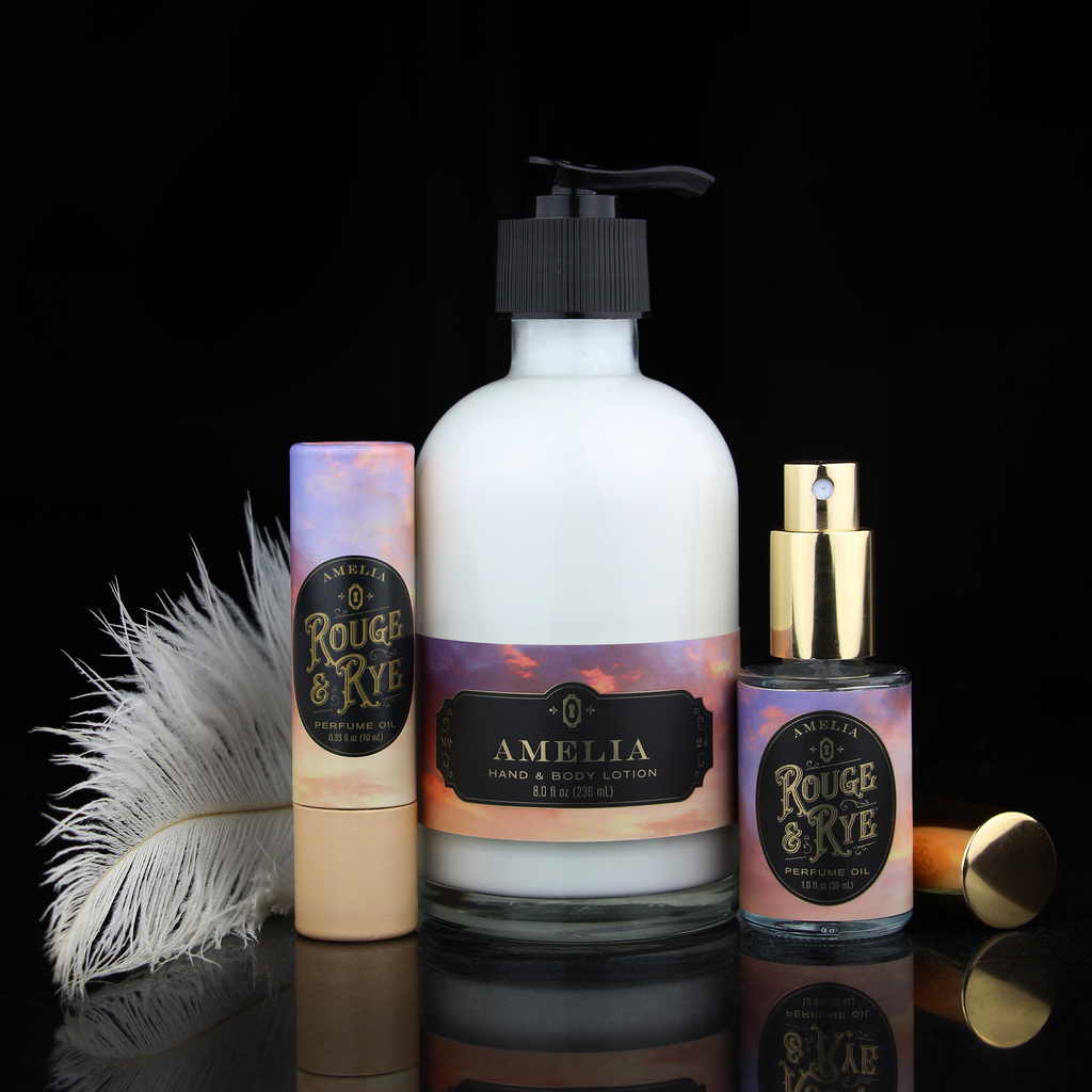 Amelia Perfume Oil • Leather, Violet, Vanilla and Birch